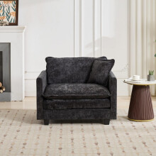 Cloud Sofa Single Seat (Ottoman is not included),Modern Sectional Couch, for Living Room Bedroom and Apartment,Comfy Double Layer Uphol