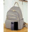 Klassischer Damenrucksack, Grau, Polyurethan/Polyester/Nylon 1
