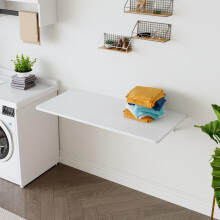 Wäscherei Klapptisch Wandmontierter Klapptisch für kleine Räume, Klapptisch, Arbeitsbank, Ergänzung zur Garage & Schuppen / Home Office