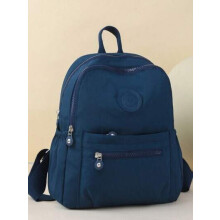 Damen-Rucksack aus blauem Polyester – 70 Liter Fassungsvermögen, ergonomisch, komfortabel