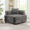 2-in-1 Folding Sofa with Sleep Function & USB/Type C Port & Storage,Compact Sofa Bed with Armrests for Small Spaces ,Guest Room & Loft 2