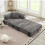 2-in-1 Folding Sofa with Sleep Function & USB/Type C Port & Storage,Compact Sofa Bed with Armrests for Small Spaces ,Guest Room & Loft 3