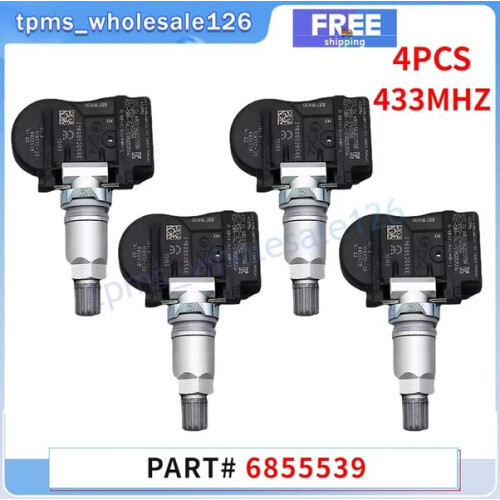 Clips de contrôle de pression d'air, lot de 4, réf. 6855539, pour BMW