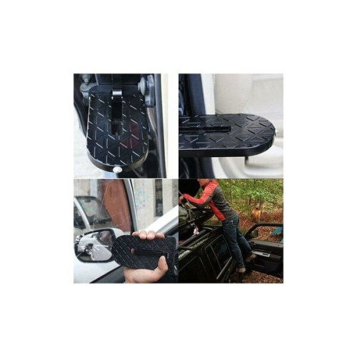 Car step, 2 pcs. folding car door step 2