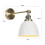 Moderne mini wandlamp met metalen kap 1