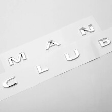 Αυτοκόλλητο ABS μαύρο λογότυπο Clubman Countryman με γράμματα και έμβλημα αυτοκινήτου