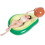 Inflatable pool float, avocado shaped shell shaped float 1