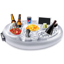 Inflatable Pool Drink Holder, 8 Holes Floating Bar Cup
