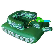 Opvouwbaar drijvend waterbed, opblaasbare zwembadmat