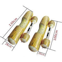 Galleggiante in legno per piscina per adulti, lettino gonfiabile, sport acquatici