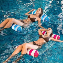 Amaca gonfiabile per l'acqua - materasso galleggiante per piscina, mare e