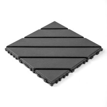 Plastic Interlocking Deck Tiles,44Pack Patio Deck Tiles,12"x12" Square Waterproof Outdoor All Weather Use, Outdoor and Indoor Patio Dec