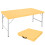 125cm Portable Heavy Duty Folding Table with Handle, Adjustable Height Foldable Table, Multi-Functional Fold up Table for Camping Picni 1