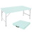 125cm Portable Heavy Duty Folding Table with Handle, Adjustable Height Foldable Table, Multi-Functional Fold up Table for Camping Picni 1