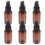 Essential Oil Empty Plastic Dispenser for Storage 6Pcs Brown Plastic Bottles 5