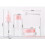Travel Bottle Plastic Lotion Bottle for Storage 7Pcs Pink Set 3