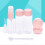 Travel Bottle Plastic Lotion Bottle for Storage 7Pcs Pink Set 5