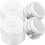 Plastic Airless Pump Jar for Storage Use 2Pcs Travel Cream Container 3