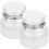 Plastic Airless Pump Jar for Storage Use 2Pcs Travel Cream Container 5