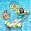 Inflatable hammock, floating lounge chair for pool, inflatable pool 2