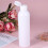 Plastic Storage Bottles Flip Cap Holders for Storage 4Pcs White Gel Container Set 4