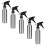 5pcs 250ml Multifunctional Spray Bottles Empty Refillable Mist Sprayer (Silver) 4