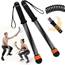 Cordless Spring Battle Rope, Portable Silent Home Workout Equipment, Arm Strength Training Fitness Equipment B