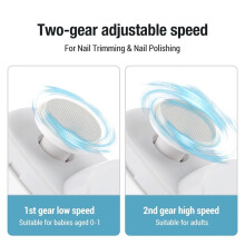 Electric Nail Clipper Grinding and Polishing with Light Automatic Nail Trimmer Rechargeable Nail Cutter Manicure