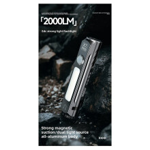 Powerful LED Flashlight Magnetic Rechargeable Torch Light Portable Lantern Hand Lamp for Camping Hiking Emergen
