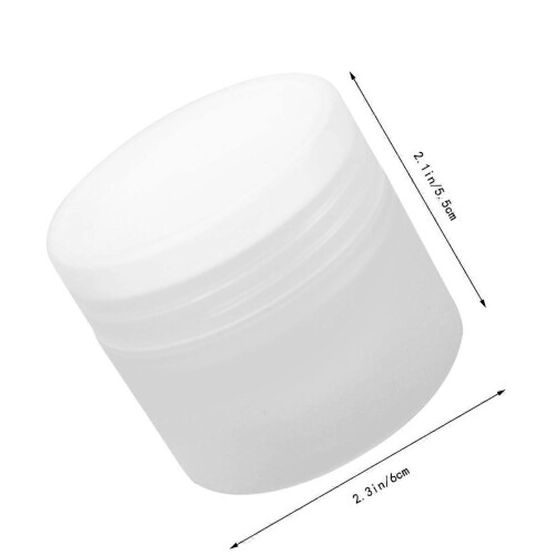 Empty Cream Jar Portable Cosmetic Container for Travel Use 3Pcs 2