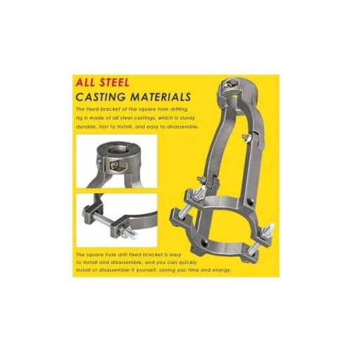 Square hole drill bit holder, drilling accessories, square 2