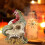 Hars schedelornament Halloween decoratie 4