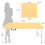 125cm Portable Heavy Duty Folding Table with Handle, Adjustable Height Foldable Table, Multi-Functional Fold up Table for Camping Picni 5