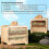 Wooden hamster digging box for hiding place 2