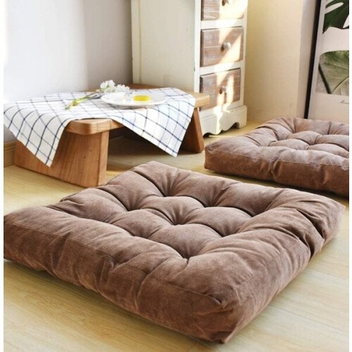 Cuscino marrone scuro 55x55 cm * 1 pezzo. 1