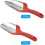 Gartenspaten 2 in 1 silber-rotes Set 3