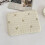 Rabbit Embroidery Computer Accessories Pouch Splashes Resistant Fabric Storage Solution for Office Supplies 3 2