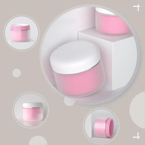 PP Cosmetics Bottle Cream Bottle for Storage Use 4Pcs Pink 1