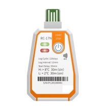 120Days USB Temperature Data Logger Disposable Temperature Recorder -30-70 Temp Logger for Cold-Chain Warehouse NFC