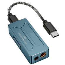 DSD Portable Headphone Amplifier USB Sound Card Hi-Fi DAC for Audiophile Headphones and Phone Dual CS43198 Chips