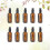 Brown Perfume Spray Bottle Empty Sprayer for Storage Use 10Pcs Pack 5