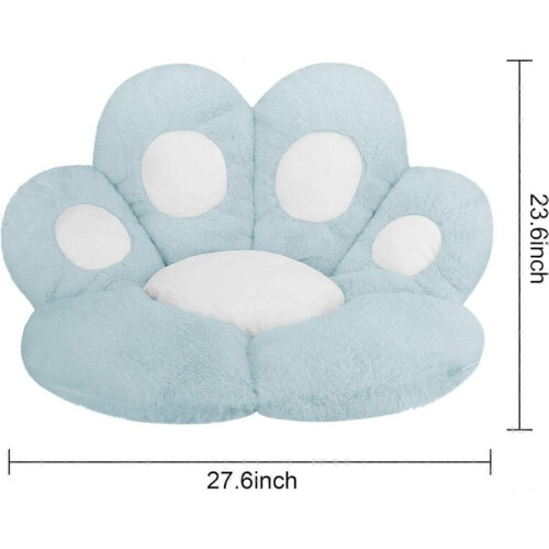 Cuscino per sedia reversibile, blu tenue 1