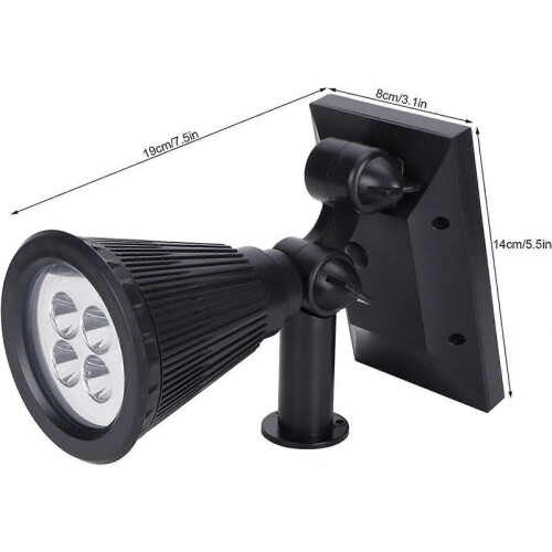Wasserdichte LED-Solarleuchte für Gartenlandschaft 2