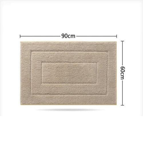 Tapis de bain jaune, 60 x 90 cm 1