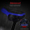Blue bicycle seat with high density foam for replacement 4