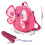 Baby-Sicherheitsrucksack mit Sicherheitsgurt, rosa 2
