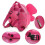 Baby-Sicherheitsrucksack mit Sicherheitsgurt, rosa 3