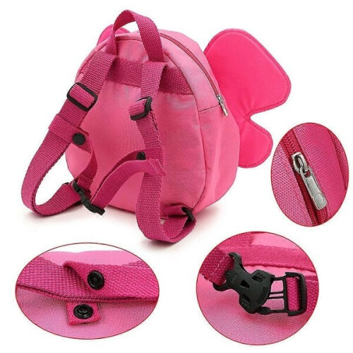 Baby-Sicherheitsrucksack mit Sicherheitsgurt, rosa 2