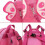 Baby-Sicherheitsrucksack mit Sicherheitsgurt, rosa 4