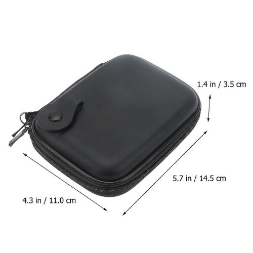 Hard Disk Pouch Eva Digital Accessories Storage Bag for Protection with Hook 2